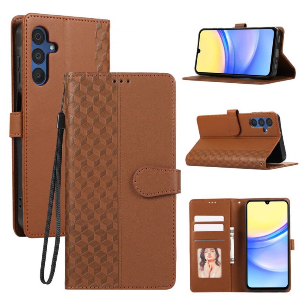 Peněženková Pouzdra Samsung Galaxy A17 4g / 5g Kryty Na Mobil Lemování