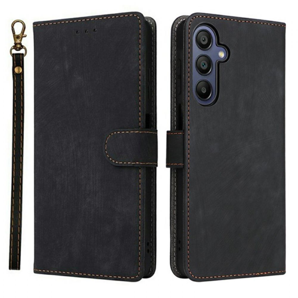 Peněženková Pouzdra Samsung Galaxy A17 4g / 5g Kryty Na Mobil Semišový Efekt S Rfid Blokováním