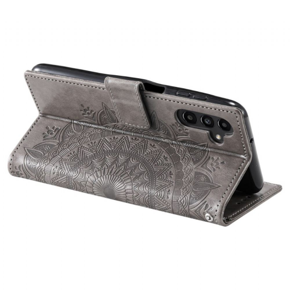 Peněženková Pouzdra Samsung Galaxy A17 4g / 5g Kryty Na Mobil Sluneční Mandala