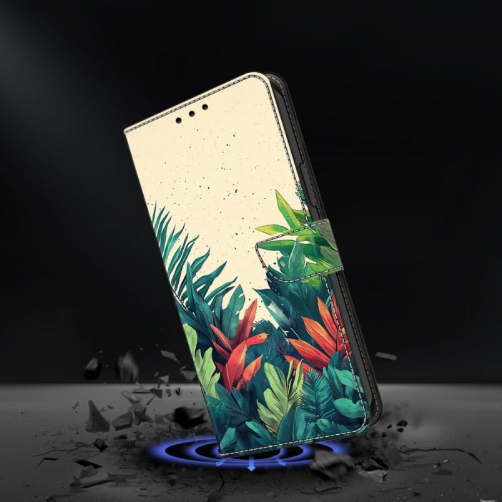 Peněženková Pouzdra Samsung Galaxy A17 4g / 5g Listy