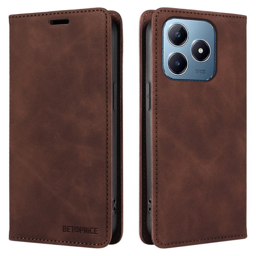 Kožené Pouzdro Realme Note 60 Rfid Blokování Betopnice