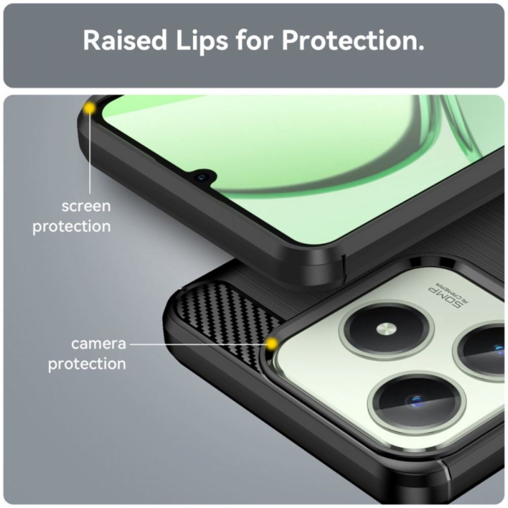 Kryt Realme Note 60 Kartáčované Uhlíkové Vlákno