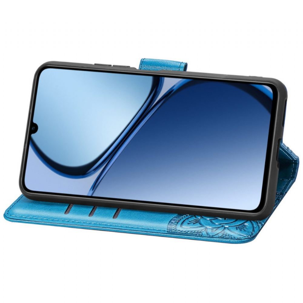 Peněženková Pouzdra Realme Note 60 Kryty Na Mobil Barokní Motýl