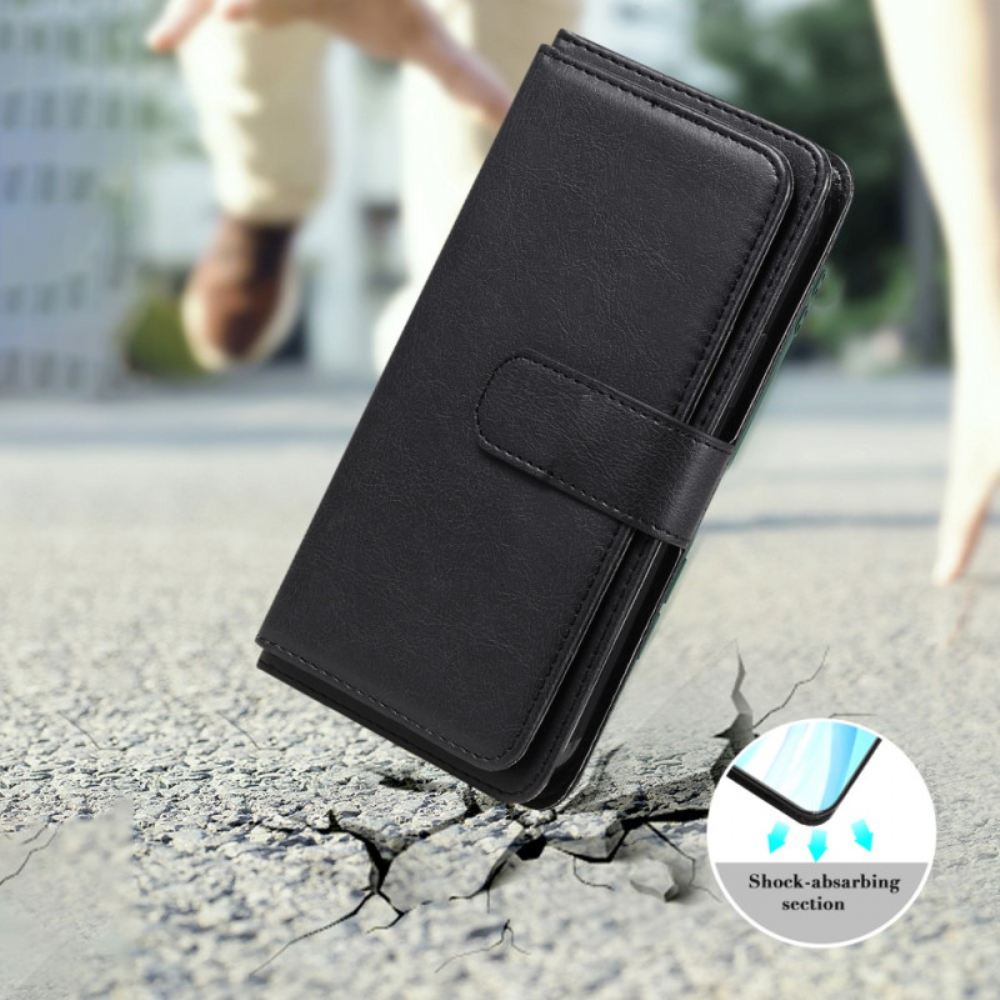 Flipové Pouzdro Na Oppo A94 5G Držák Karet Z Umělé Kůže