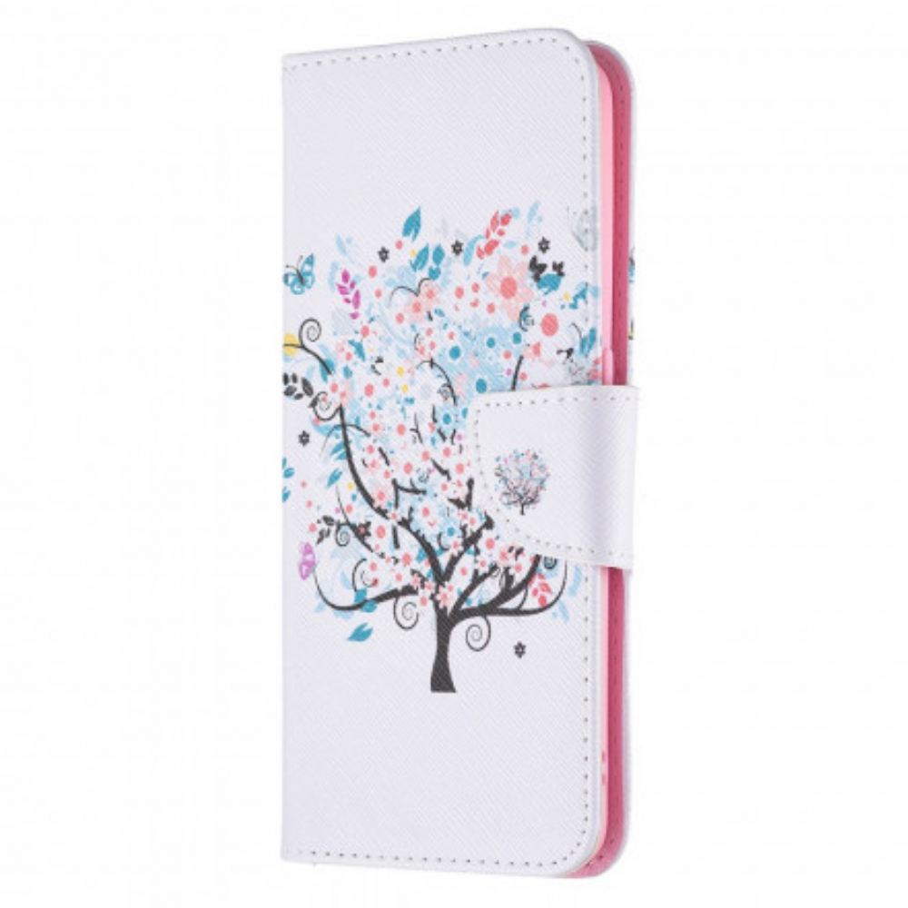 Flipové Pouzdro Na Oppo A94 5G Rozkvetlý Strom