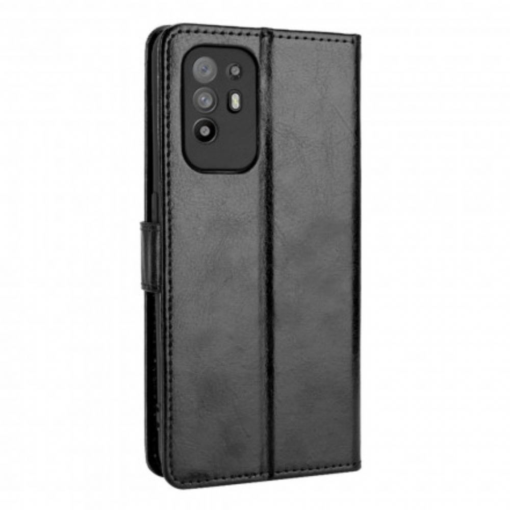 Flipové Pouzdro Na Oppo A94 5G Třpytivá Umělá Kůže