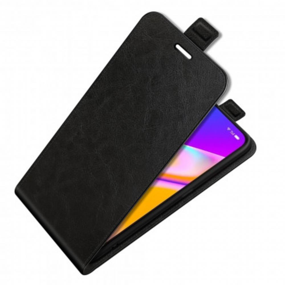 Kožené Pouzdro Na Oppo A94 5G Flipové Pouzdro Svislá Chlopeň S Koženým Efektem
