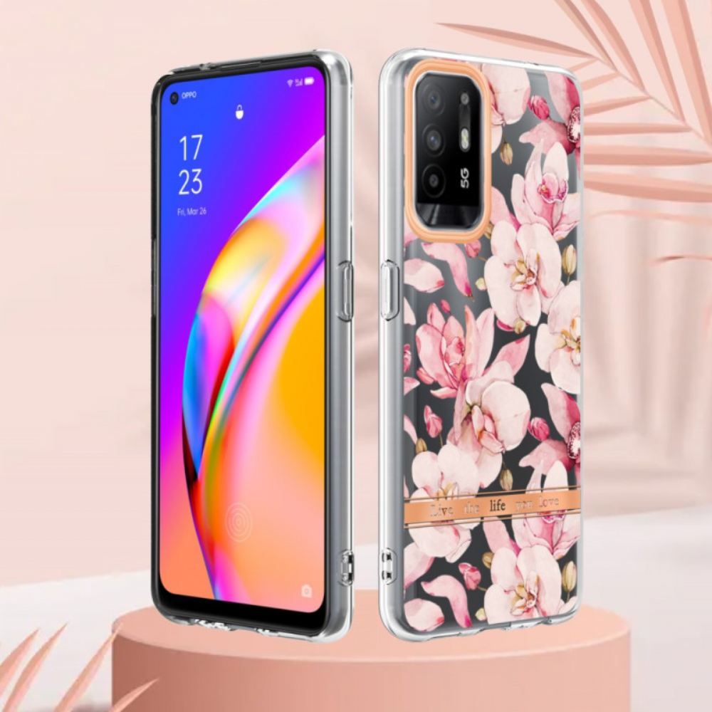 Kryty Na Mobil Na Oppo A94 5G Květ Begonie