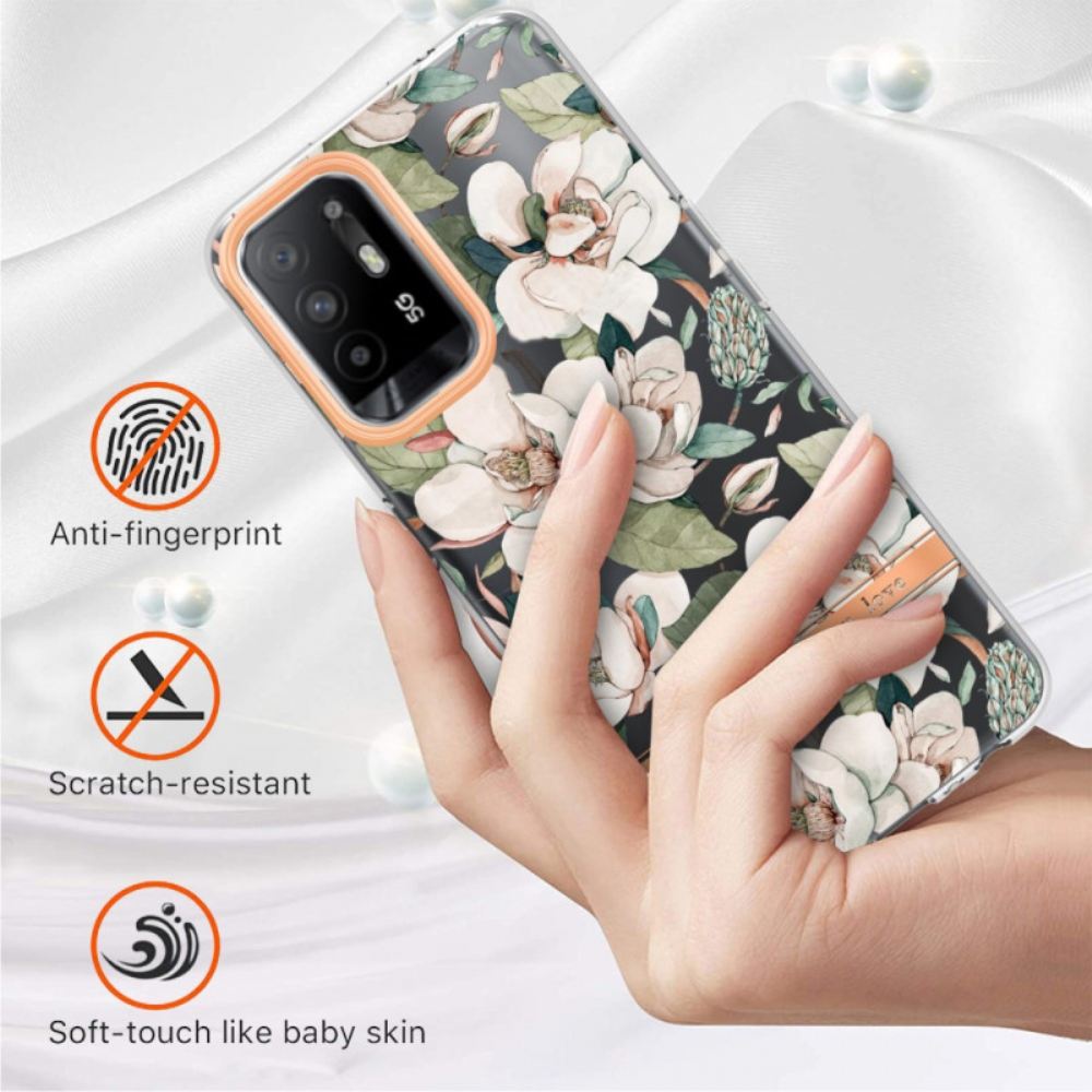 Kryty Na Mobil Na Oppo A94 5G Květiny Pivoňky