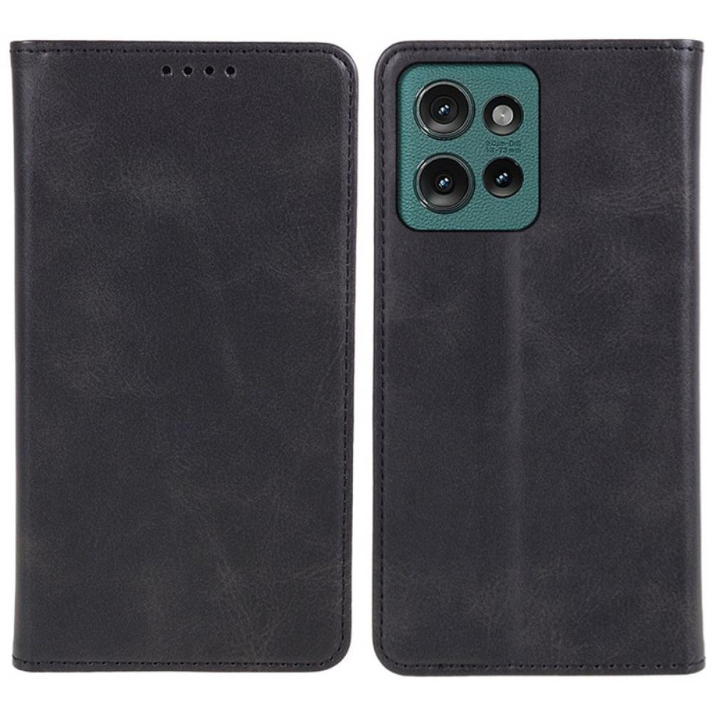 Kožené Pouzdro Folio Motorola Edge 50 Neo Styl Kůže