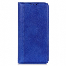 Kožené Pouzdro Folio Motorola Edge 50 Neo Štípaná Kůže