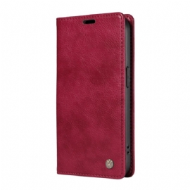 Kožené Pouzdro Motorola Edge 50 Neo Kryty Na Mobil Vintage Ykatu