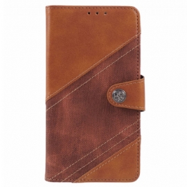 Kožený Kryt Motorola Edge 50 Neo Bi-textura