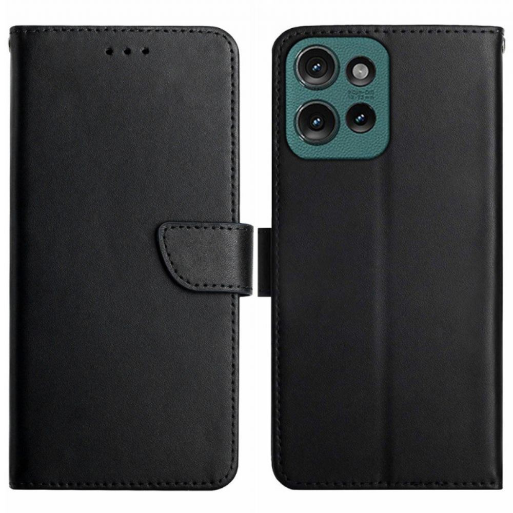 Kožený Kryt Motorola Edge 50 Neo Kůže Nappa