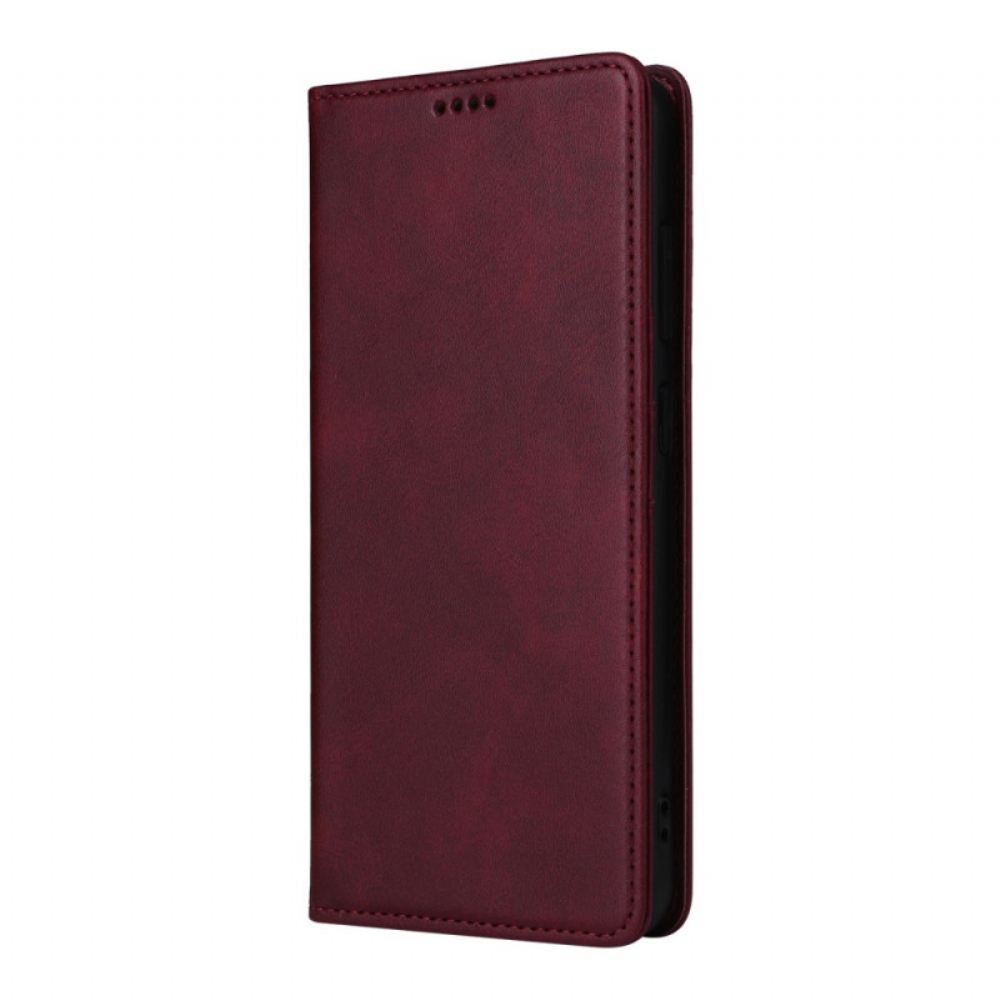Kožené Pouzdro Folio Na Samsung Galaxy S24 Fe Kožený Efekt