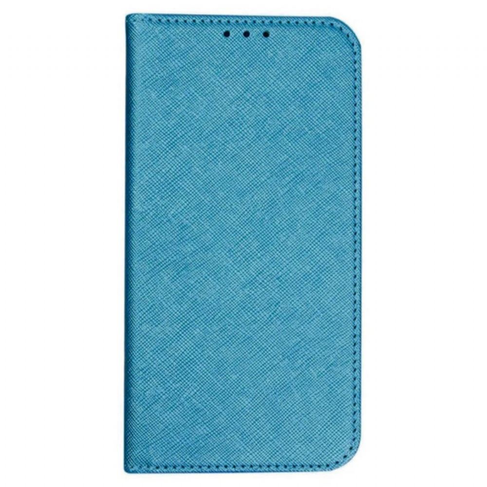 Kožené Pouzdro Samsung Galaxy S24 Fe Kryty Na Mobil Křížová Textura