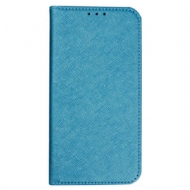 Kožené Pouzdro Samsung Galaxy S24 Fe Kryty Na Mobil Křížová Textura
