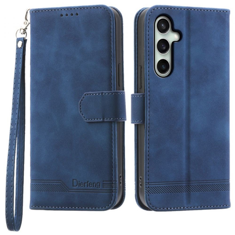 Kožený Kryt Samsung Galaxy S24 Fe Dierfeng