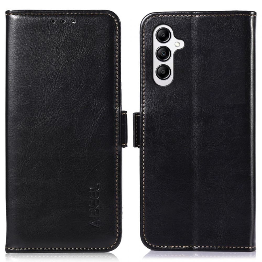 Kožený Kryt Samsung Galaxy S24 Fe Klasický Abeel