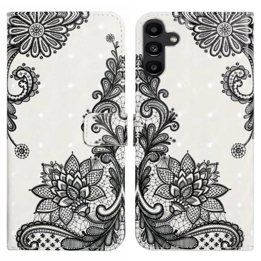 Kožený Kryt Samsung Galaxy S24 Fe Krajka
