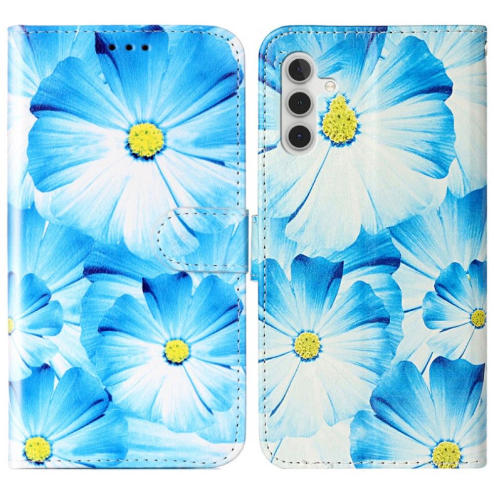 Kožený Kryt Samsung Galaxy S24 Fe Orchideje