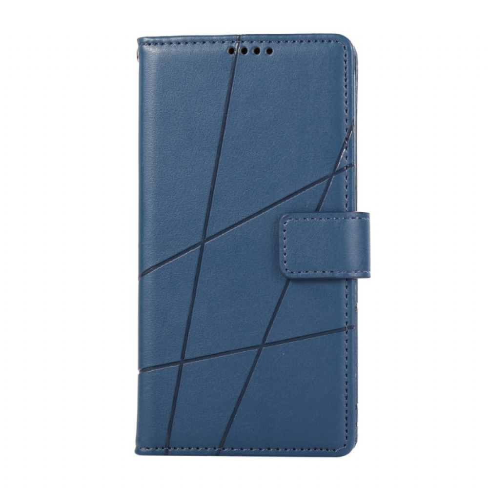 Kožený Kryt Samsung Galaxy S24 Fe Řádky
