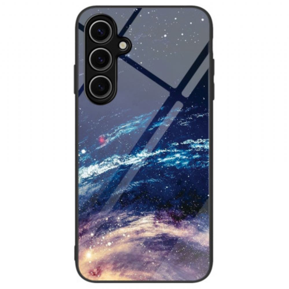 Kryt Samsung Galaxy S24 Fe Kryty Na Mobil Tvrzené Sklo Mléčná Dráha