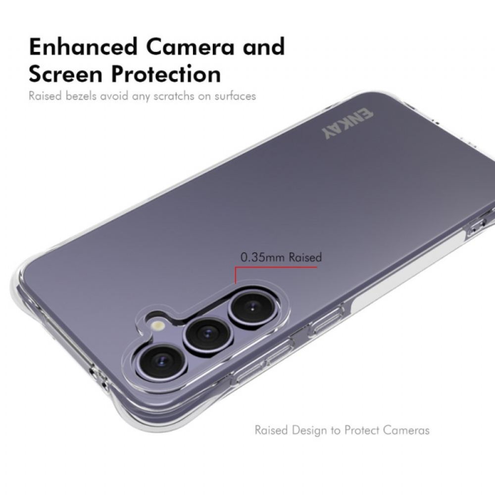 Kryt Samsung Galaxy S24 Fe Transparentní Enkay