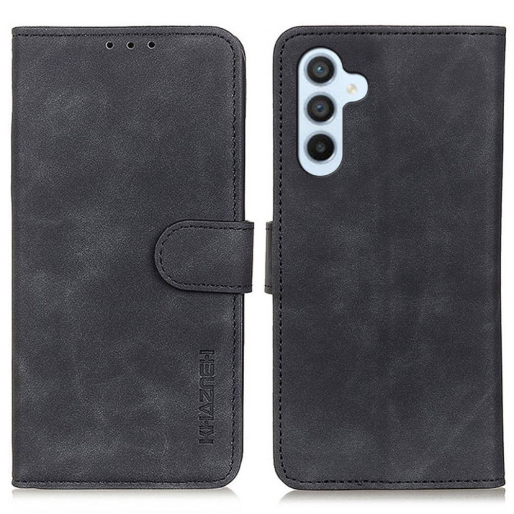Peněženková Pouzdra Samsung Galaxy S24 Fe Kryty Na Mobil Retro Chazneh