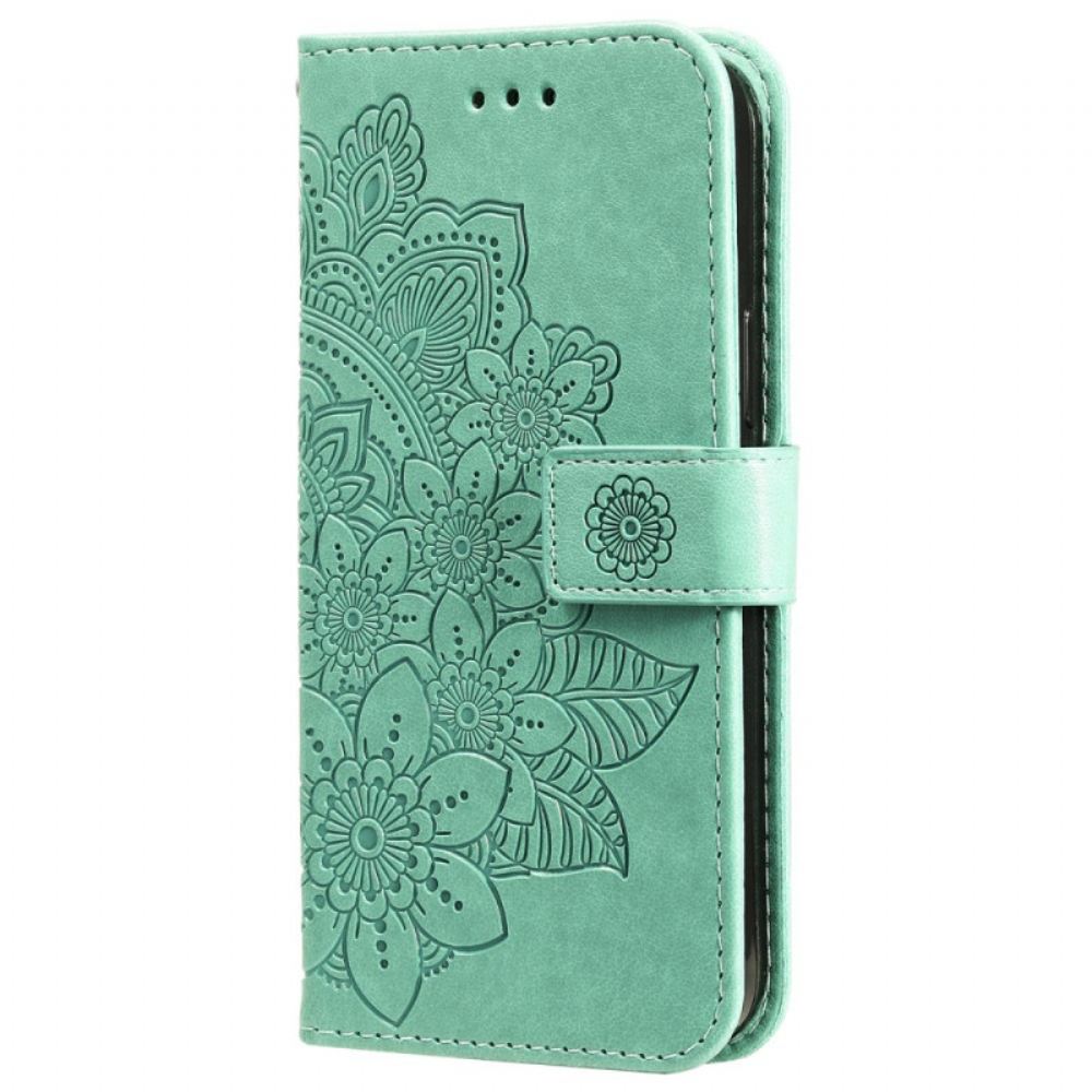 Peněženková Pouzdra Samsung Galaxy S24 Fe Kryty Na Mobil Tisk Mandaly