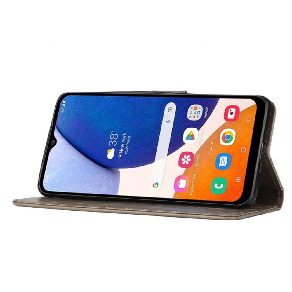 Peněženková Pouzdra Samsung Galaxy S24 Fe Kryty Na Mobil Vzor Motýlů A Květin