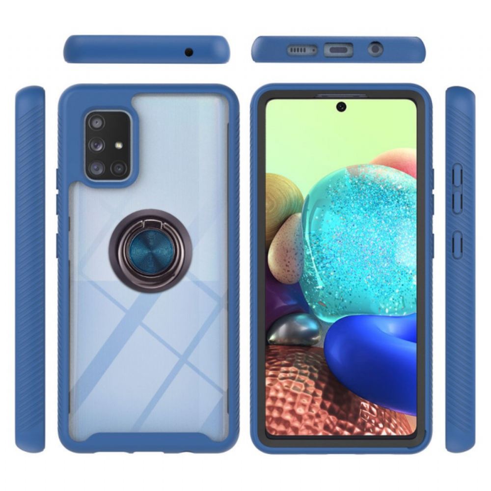 Kryt Na Samsung Galaxy A71 5G Barevný Obrysový Hybrid S Prstencem