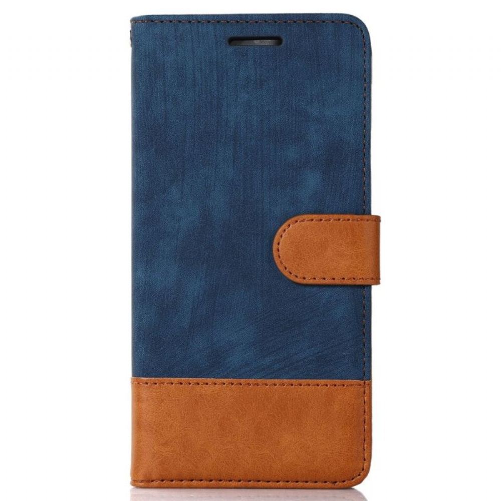 Flipové Pouzdro Na Samsung Galaxy S23 Plus 5G Bicolor Skin-touch