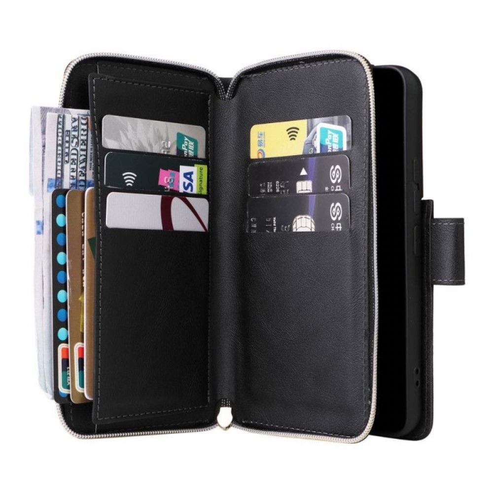 Flipové Pouzdro Na Samsung Galaxy S23 Plus 5G S Kapsičkou Na Zip