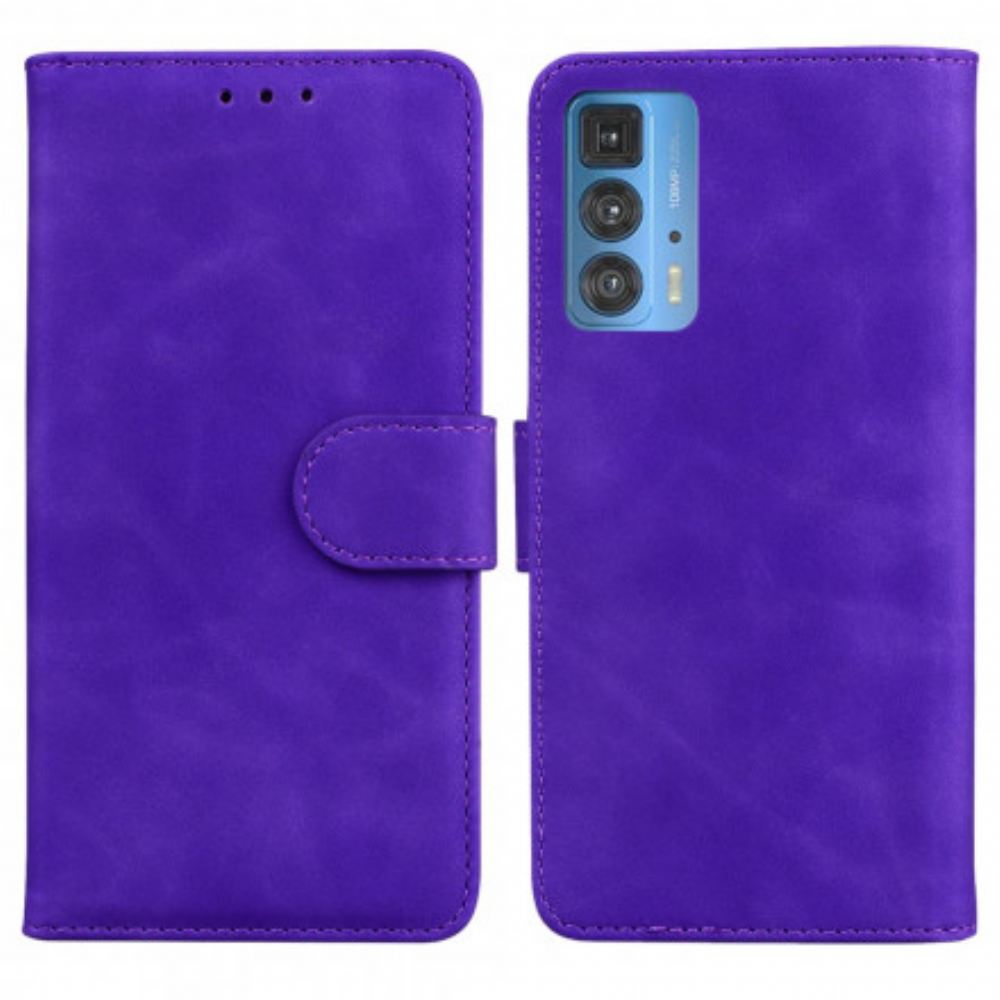 Flipové Pouzdro Na Motorola Edge 20 Pro Vintage Couture Kožený Styl