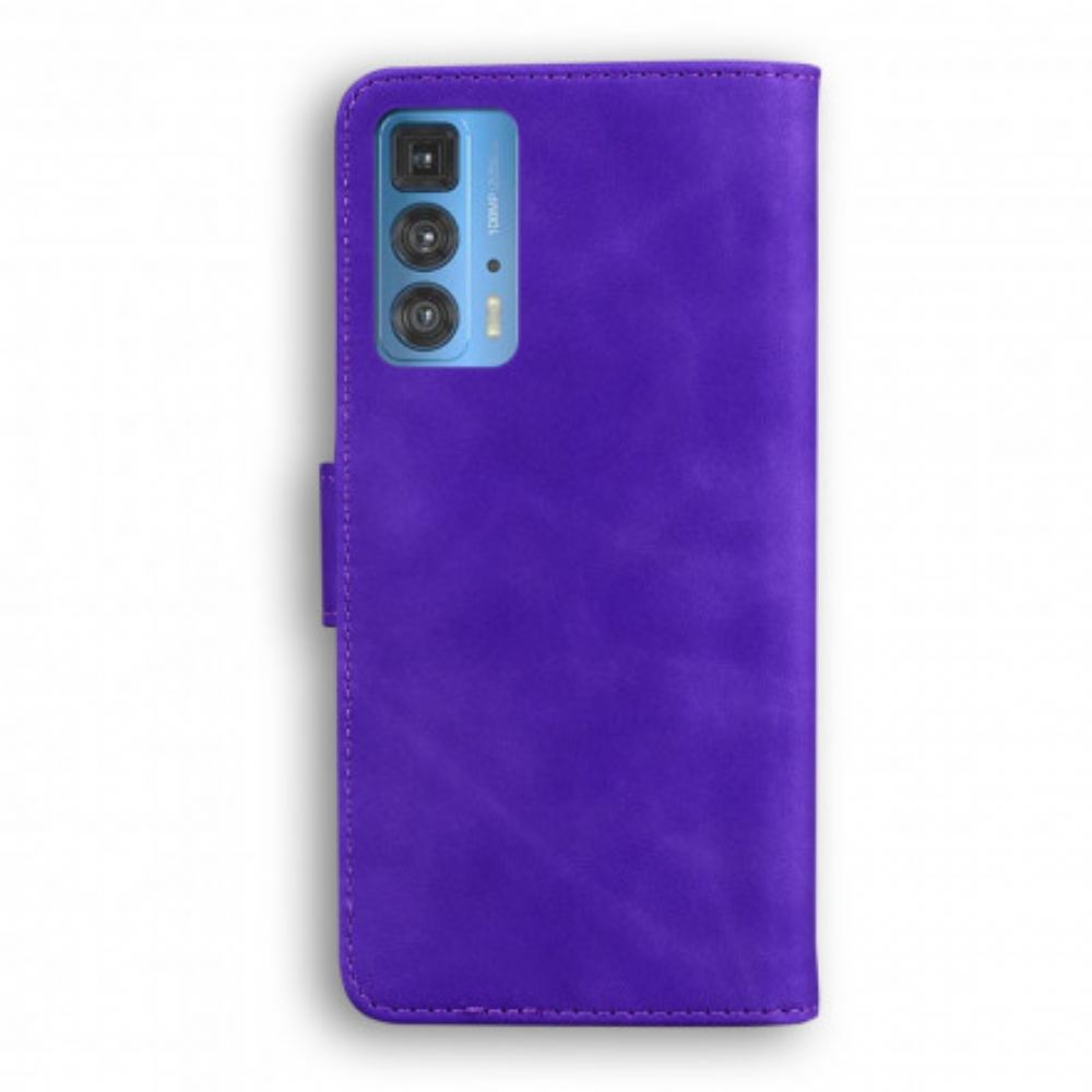 Flipové Pouzdro Na Motorola Edge 20 Pro Vintage Couture Kožený Styl