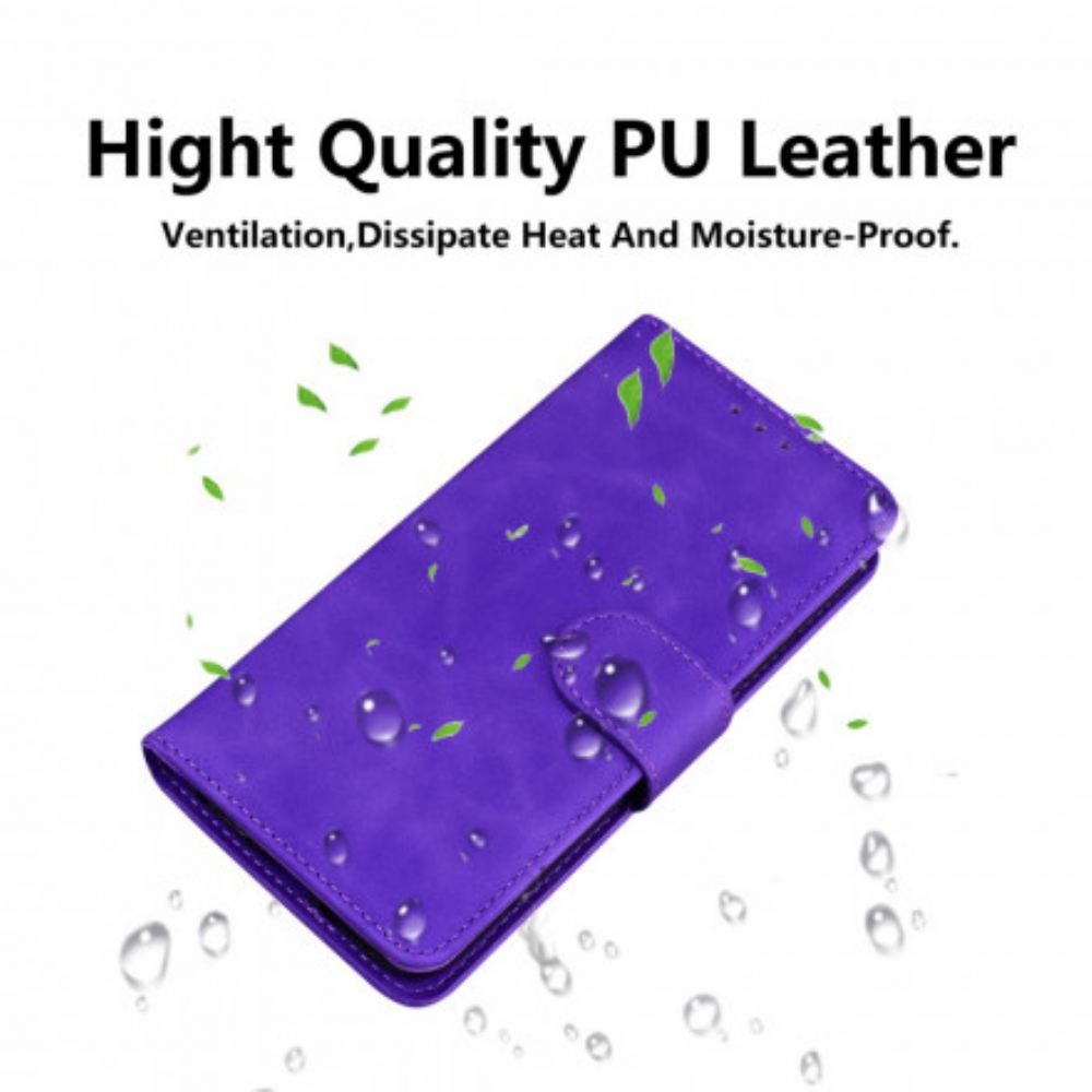 Flipové Pouzdro Na Motorola Edge 20 Pro Vintage Couture Kožený Styl
