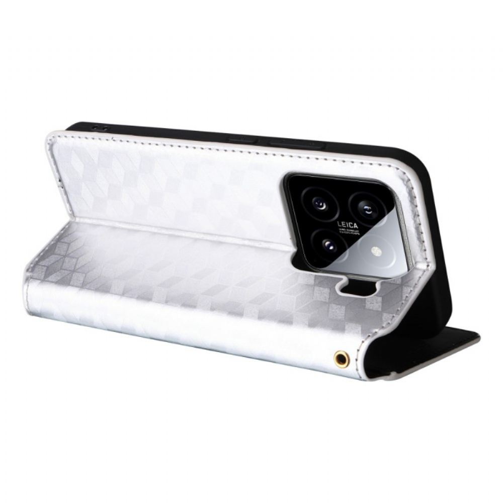 Kožené Pouzdro Xiaomi 15 3d Diamanty