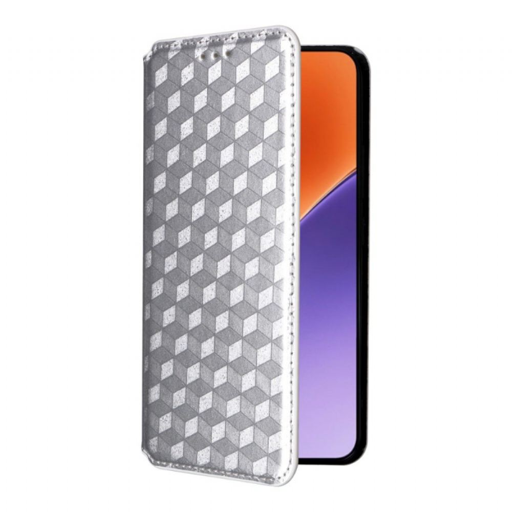 Kožené Pouzdro Xiaomi 15 3d Diamanty
