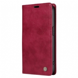 Kožené Pouzdro Xiaomi 15 Yikatu Vintage Styl