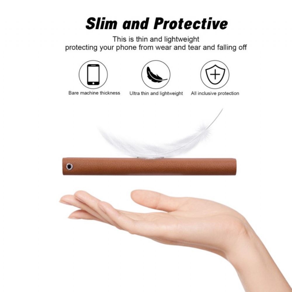 Kožený Kryt Na Xiaomi 15 Klasický Řemínek