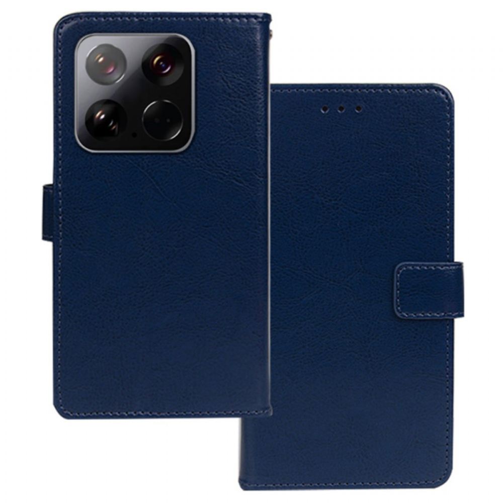 Kožený Kryt Xiaomi 15 Idewei Umělá Kůže