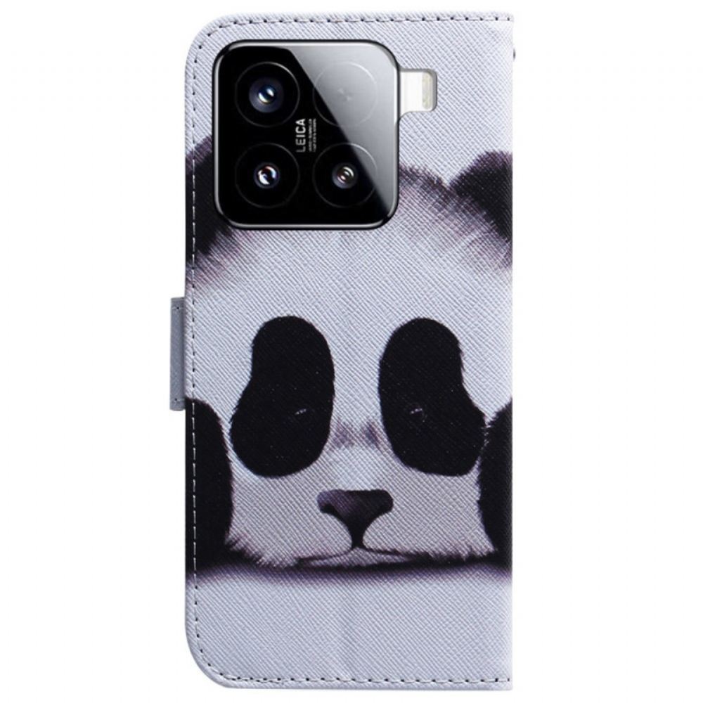 Kožený Kryt Xiaomi 15 Panda
