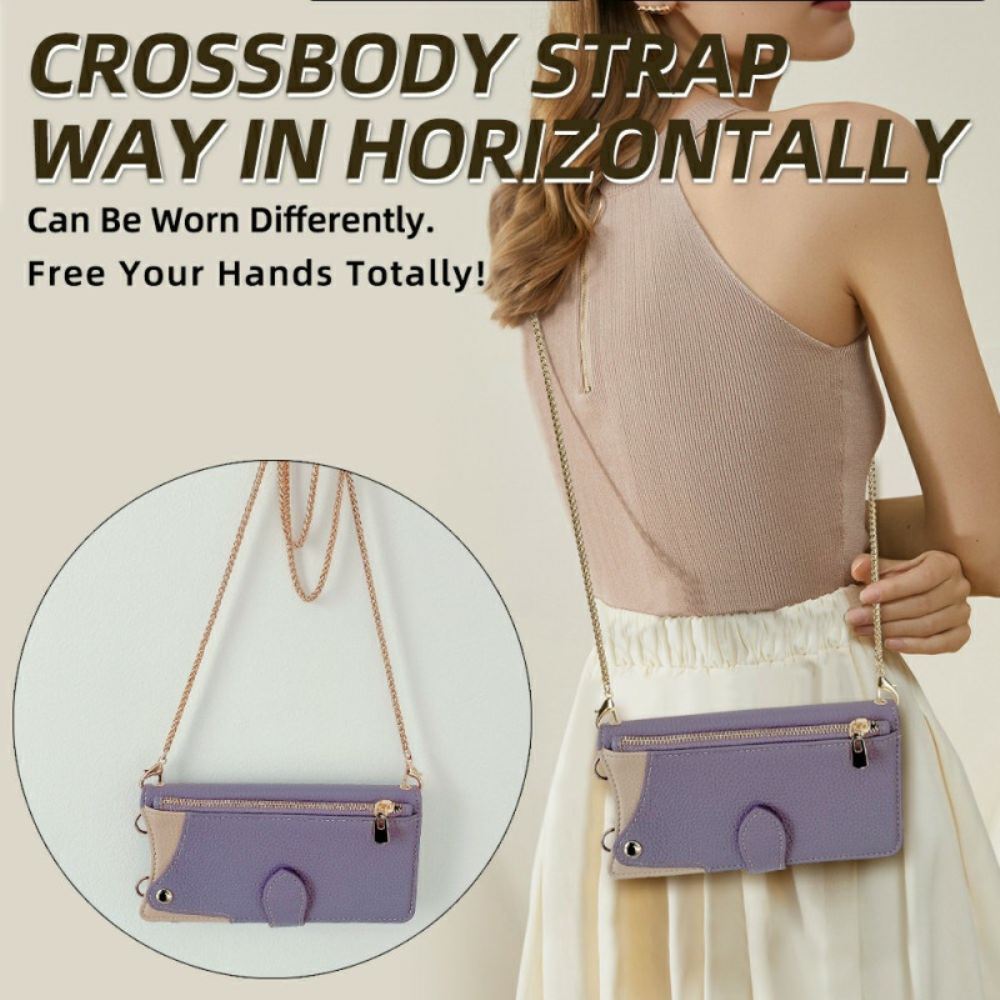 Kožený Kryt Xiaomi 15 Peněženka A Řetízek