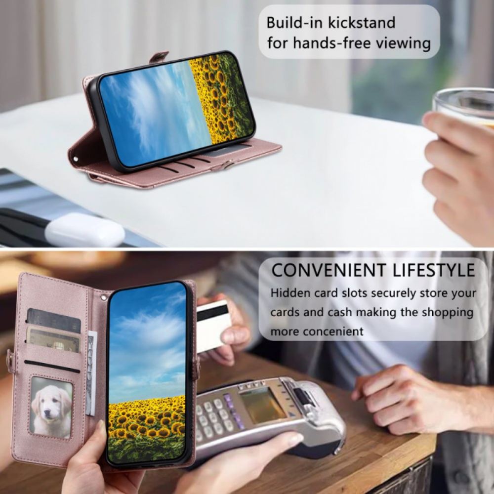 Kožený Kryt Xiaomi 15 Stylové Pouzdro