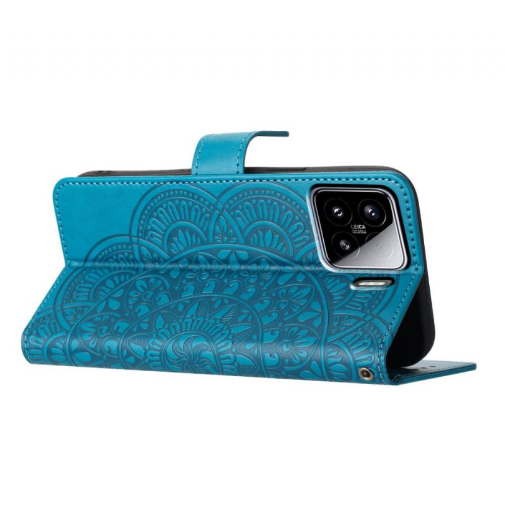 Kožený Kryt Xiaomi 15 Vzor Mandaly