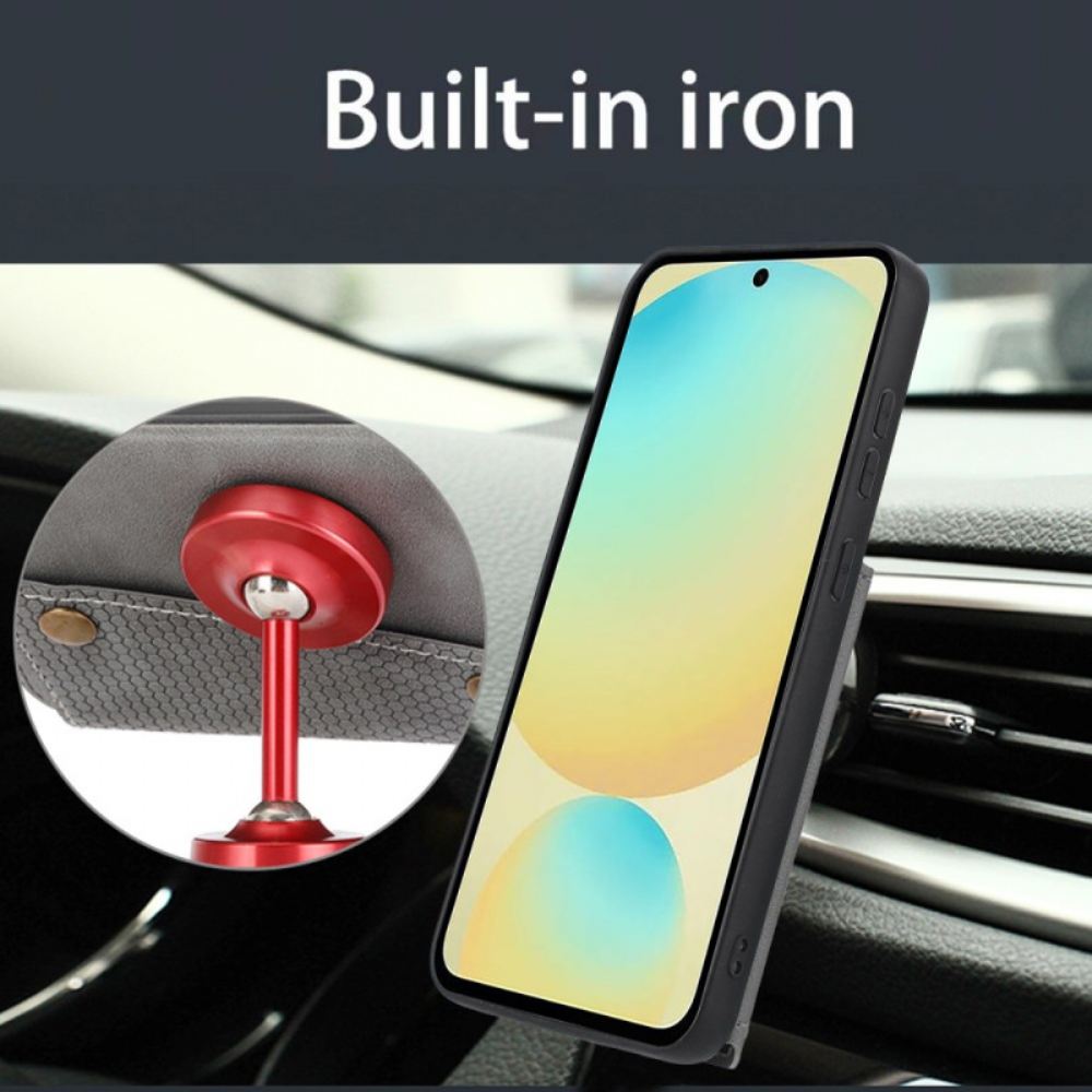 Kryt Na Xiaomi 15 Kožený Efekt S Pouzdrem Na Karty A Stojánkem