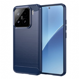 Kryt Xiaomi 15 Kartáčovaná Uhlíková Vlákna