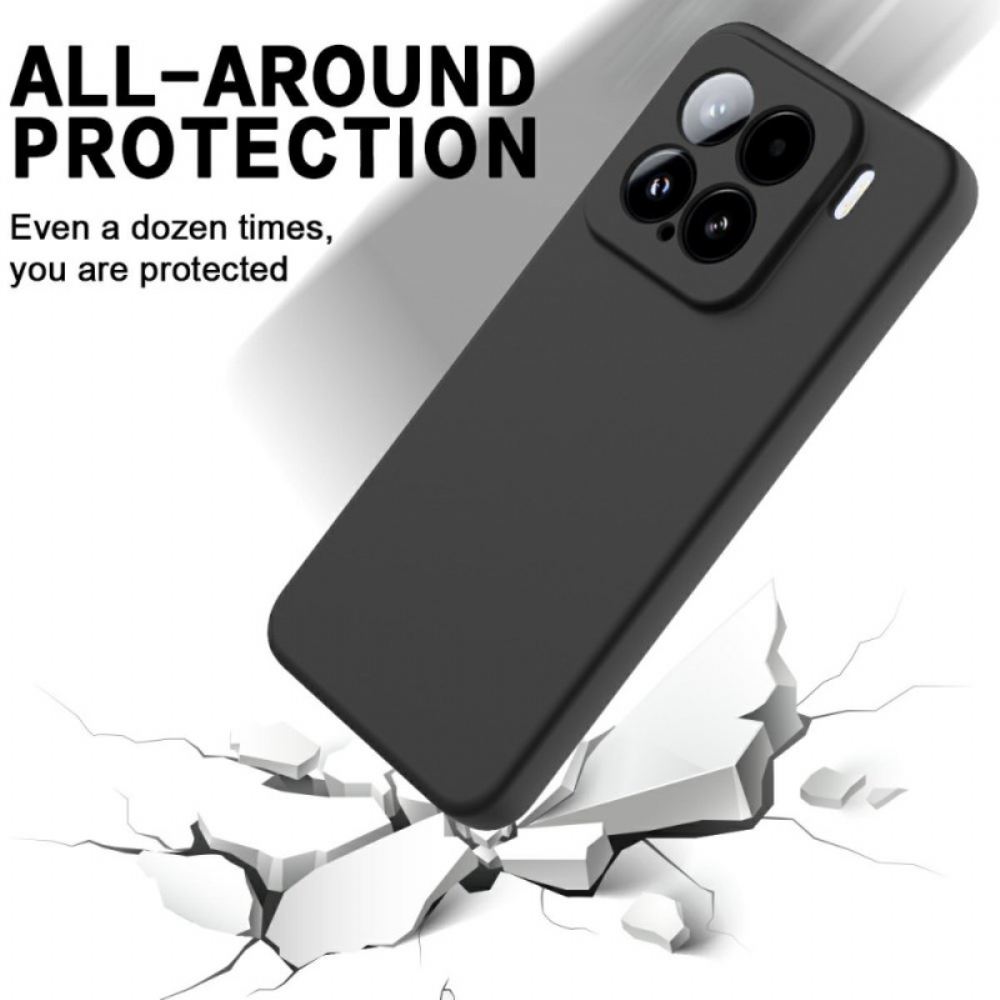 Kryt Xiaomi 15 Kryty Na Mobil Řemínek Z Tekutého Silikonu