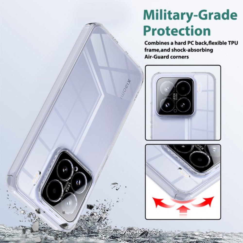 Kryt Xiaomi 15 Průhledná Ochrana Proti Nárazům